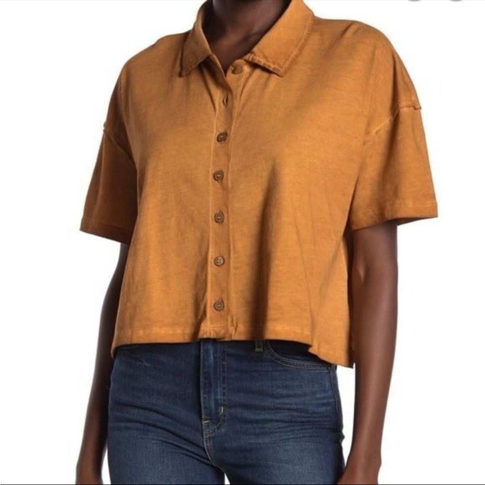 Free People button down shirt